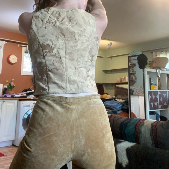 Cali Cali 100% Leather Pants. 28W 30L Cowboy Country Rodeo Summer Vibes - Picture 16 of 16